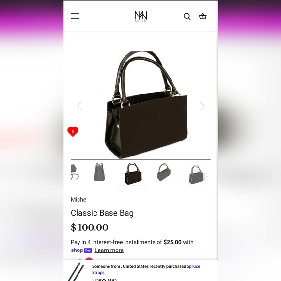 Miche bag + 5 shells - Picture 7 of 7